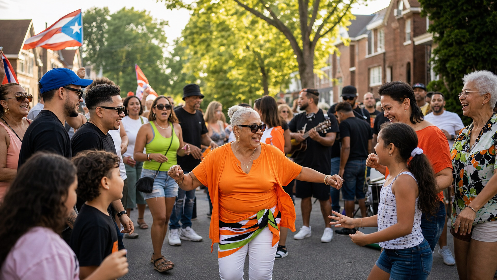 Puerto Rican families planning their visit to Boricua Block Party in Cleveland