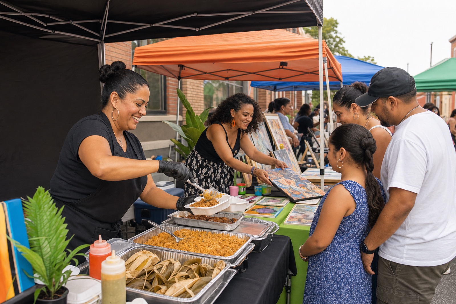 Cleveland festival vendors reviewing permits, licenses, inspections, and food safety requirements for Boricua Block Party