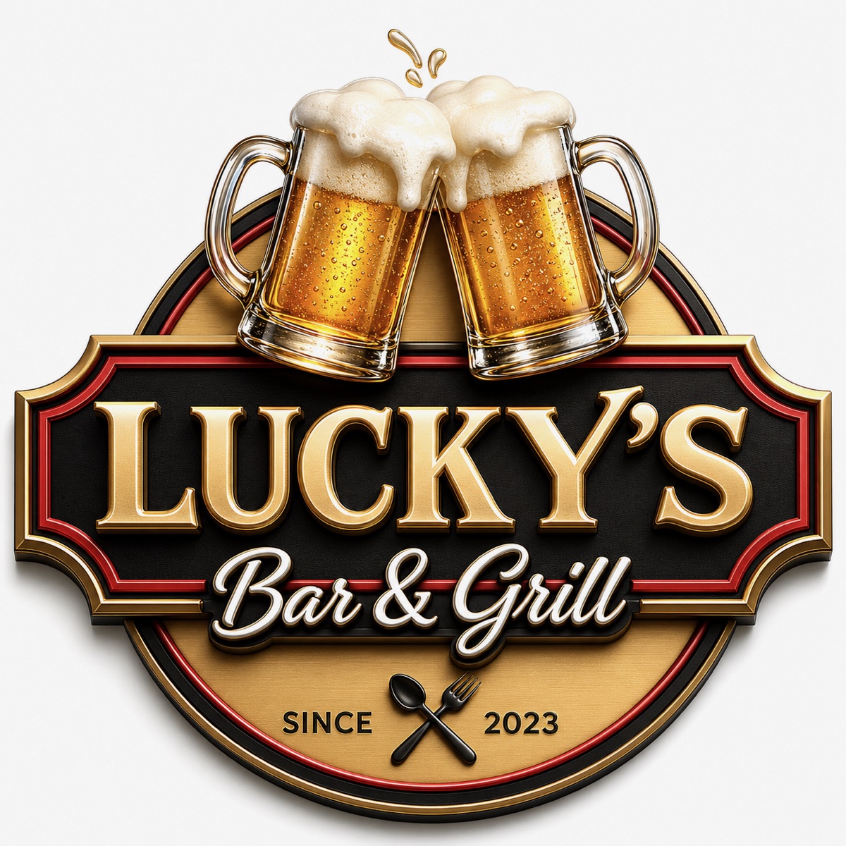 Lucky's Bar & Grill logo